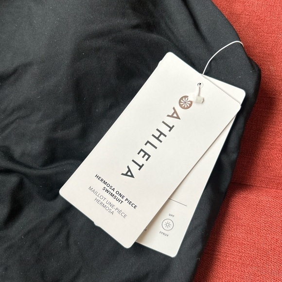 Athleta Black One-Piece Swimsuit with Adjustable Straps and Open Back - Picture 10 of 11